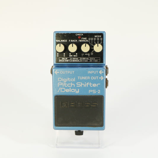 Boss PS-2 Digital Pitch Shifter / Delay (s/n ZF07139, Blue Label, Made in Taiwan)