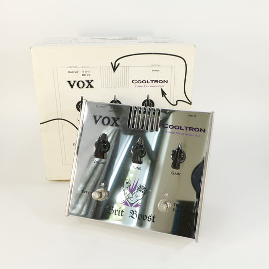 Vox Cooltron Brit Boost Tube Overdrive / Boost (s/n 001573, in Box, Made in Japan)