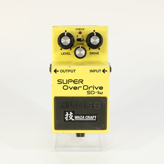 Boss Waza Craft SD-1w Super Overdrive (s/n 05989, Made in Taiwan)