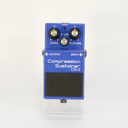 Boss CS-2 Compression Sustainer (s/n 499200, Black Label, Made in Japan)