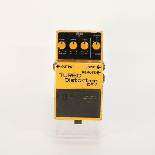 Boss DS-2 Turbo Distortion (s/n AB78554, Silver Label, Made in Taiwan)
