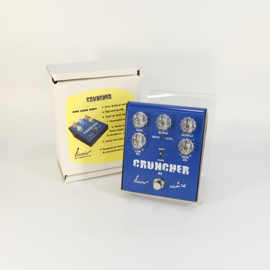 Bassics Cruncher Overdrive / Distortion (s/n CR0111, in Box, Made in England)