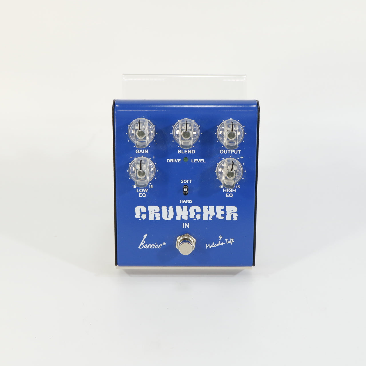 Bassics Cruncher Overdrive / Distortion (s/n CR0111, in Box, Made in England)