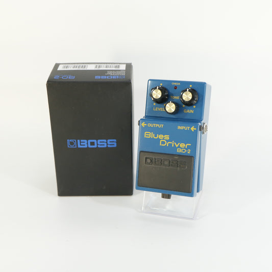 Boss BD-2 Blues Driver Overdrive (s/n C5N7433, Black Label, Made in Malaysia, incl. Box)