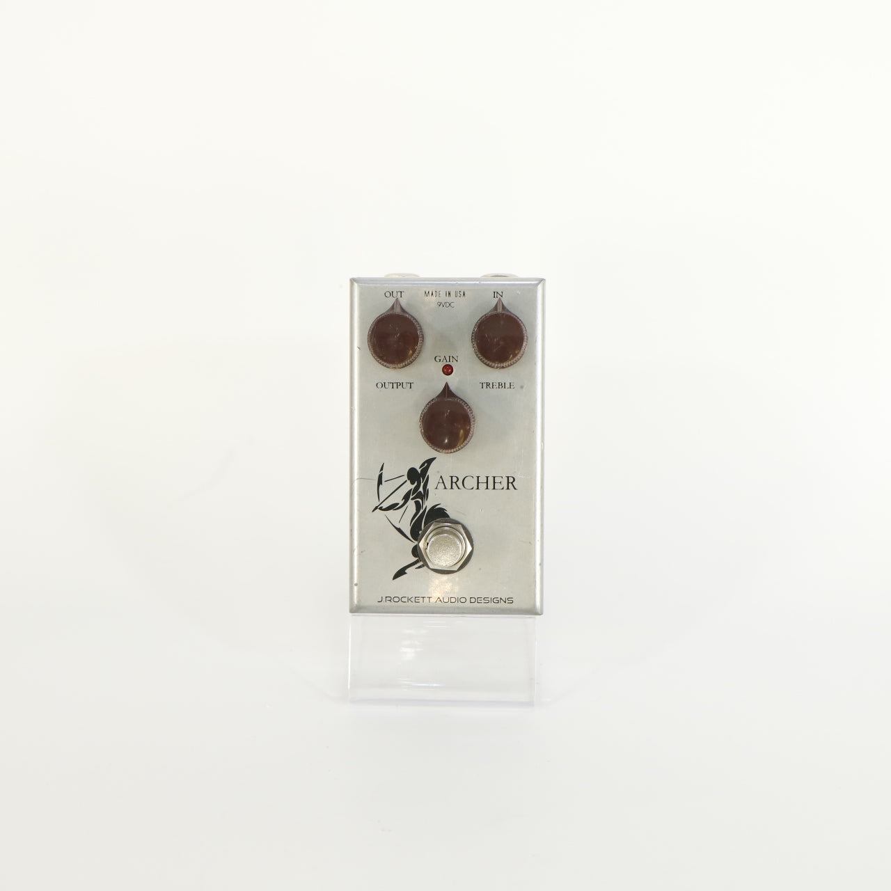J. Rockett Audio Design Archer Overdrive (Klon Clone, Silver, Rev. 8)