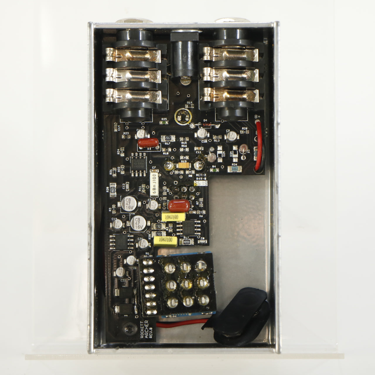 J. Rockett Audio Design Archer Overdrive (Klon Clone, Silver, Rev. 8)