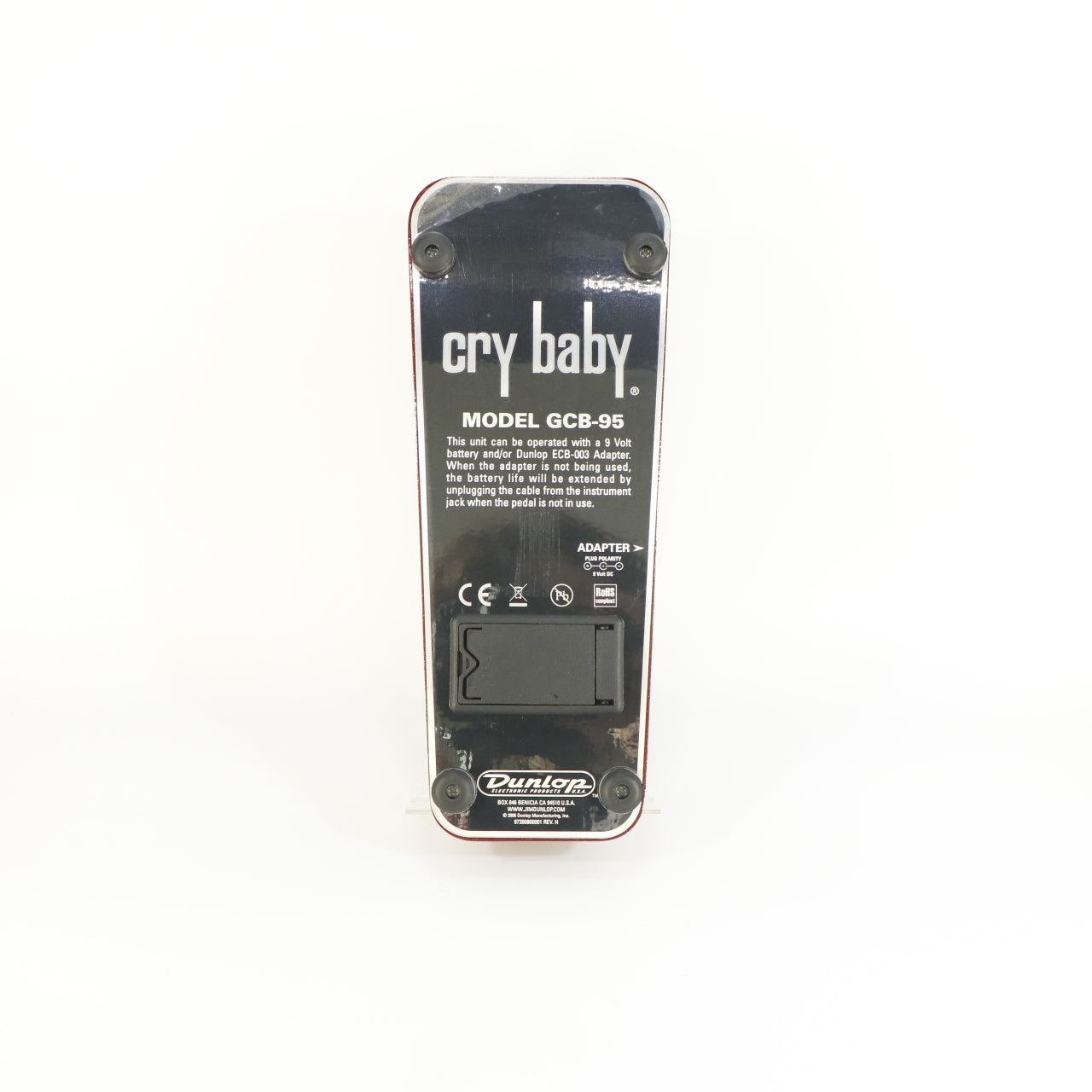Dunlop RED95M Cry Baby Wah (Limited Edition Red Sparkle, Mint in