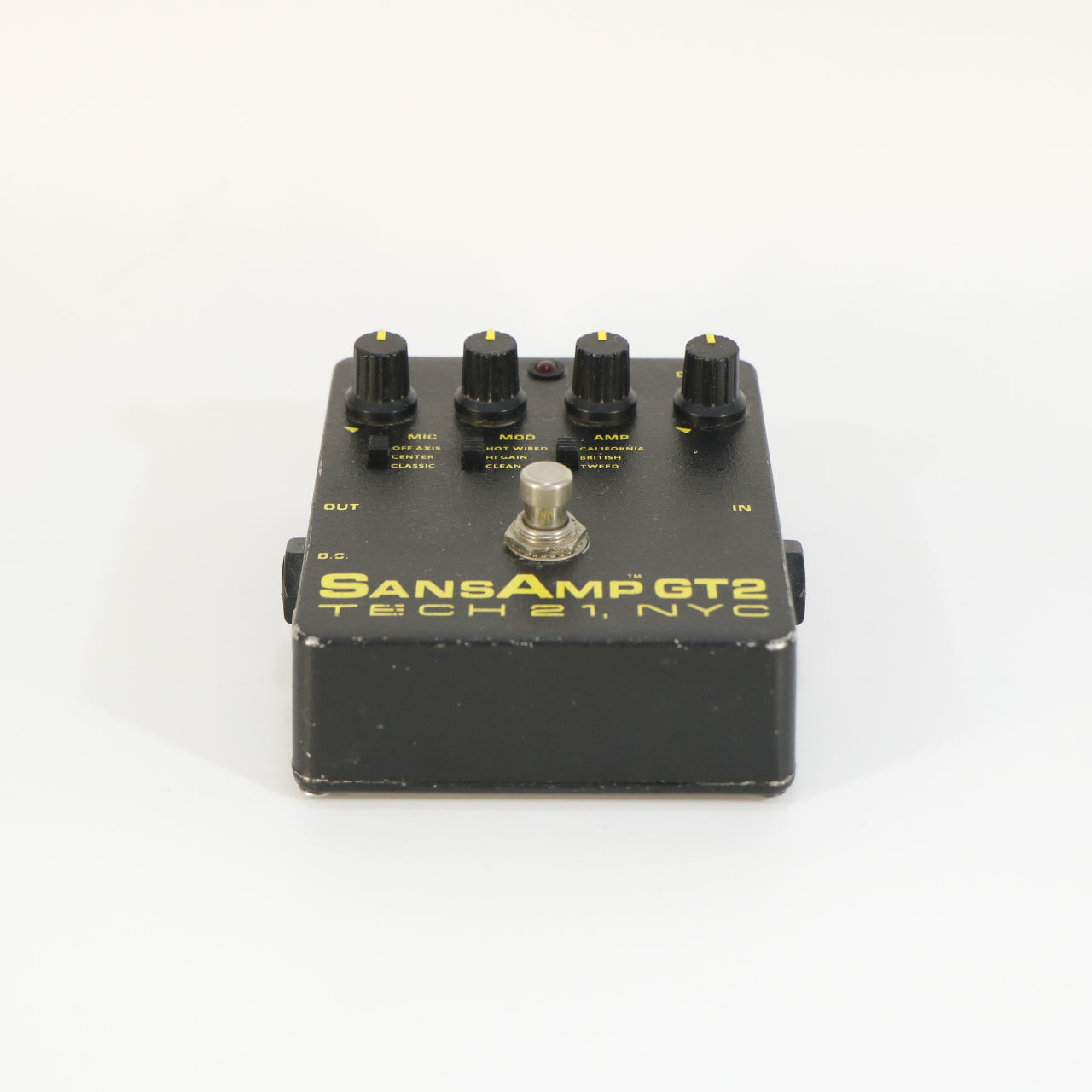 Tech 21 SansAmp GT-2 (s/n 34362, Vintage V1, Made in USA)