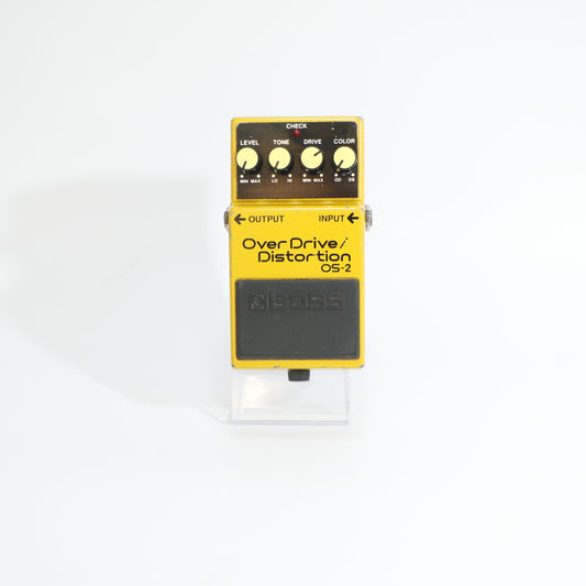 Boss OS-2 Overdrive / Distortion (s/n EE25558, Silver Label Made in Taiwan)