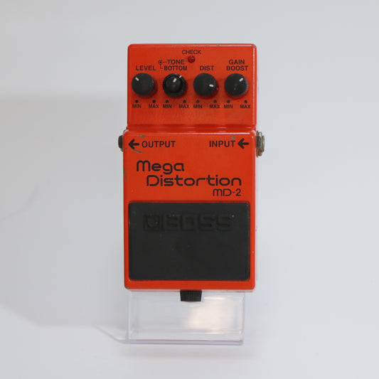 Boss MD-2 Mega Distortion (s/n LY80177, Silver Label Made in Taiwan)