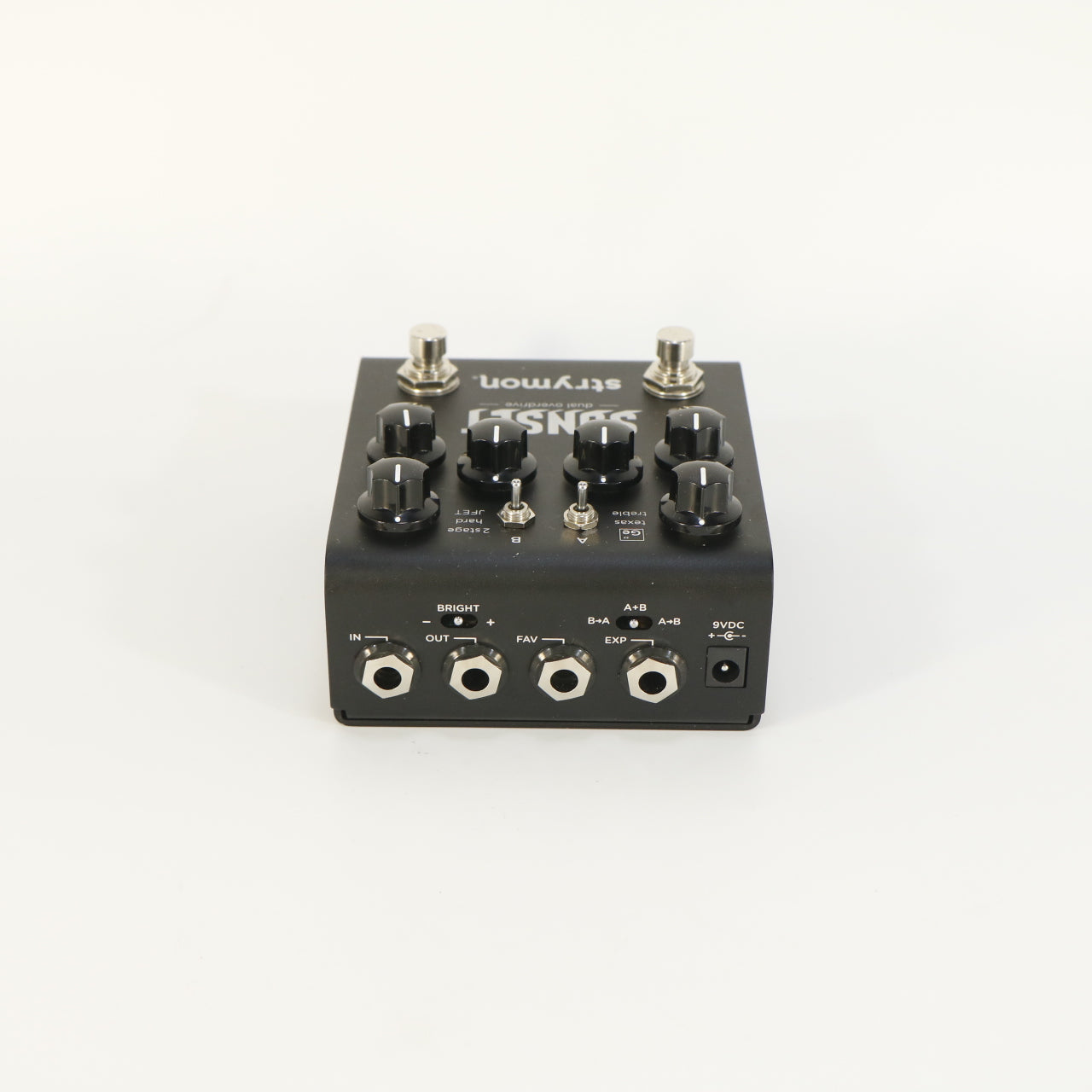 Strymon Sunset Dual Overdrive (s/n S21-83461, Limited Edition Midnight Black Version, incl. doos en adapter)