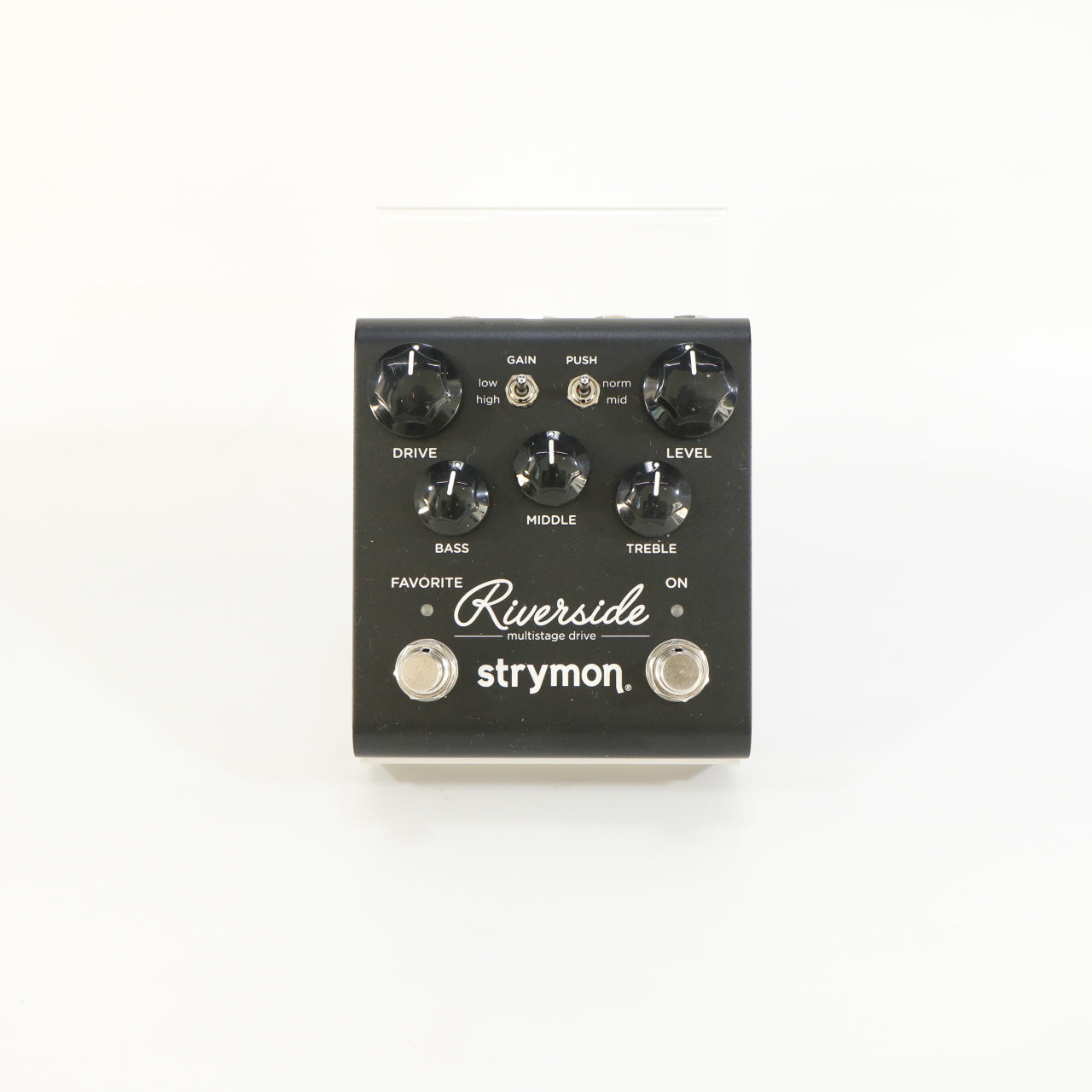 Strymon Riverside Multistage Drive (s/n S21-82728, Limited Edition Midnight Black Version, incl. doos en adapter)
