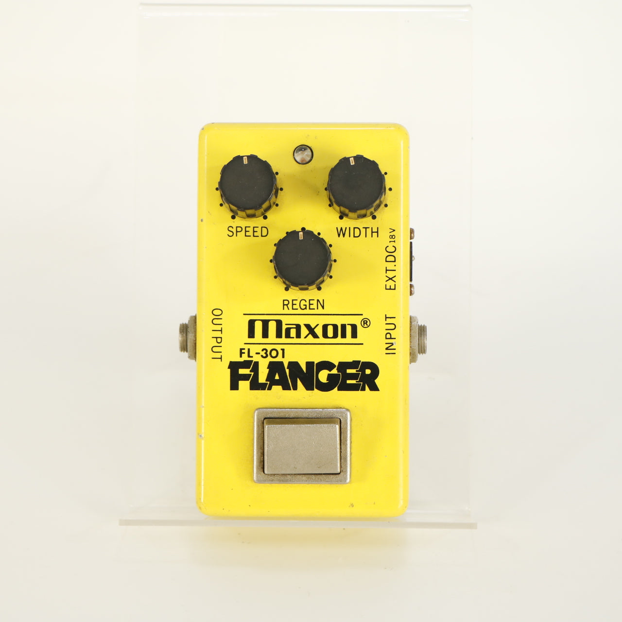 Maxon FL-301 Flanger (s/n 96396, Vintage, Rare 18V Version, Made in Japan)