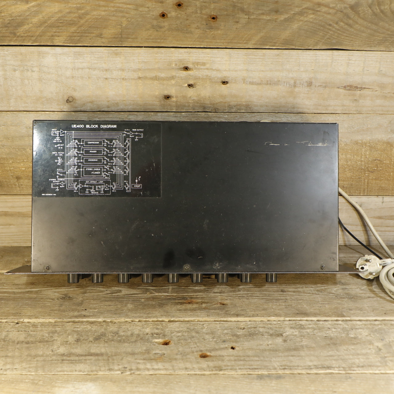 Ibanez UE400 Multi-Effects Rare Overdrive TS808 Version incl. Footswitch (s/n 300209, Vintage, Made in Japan)