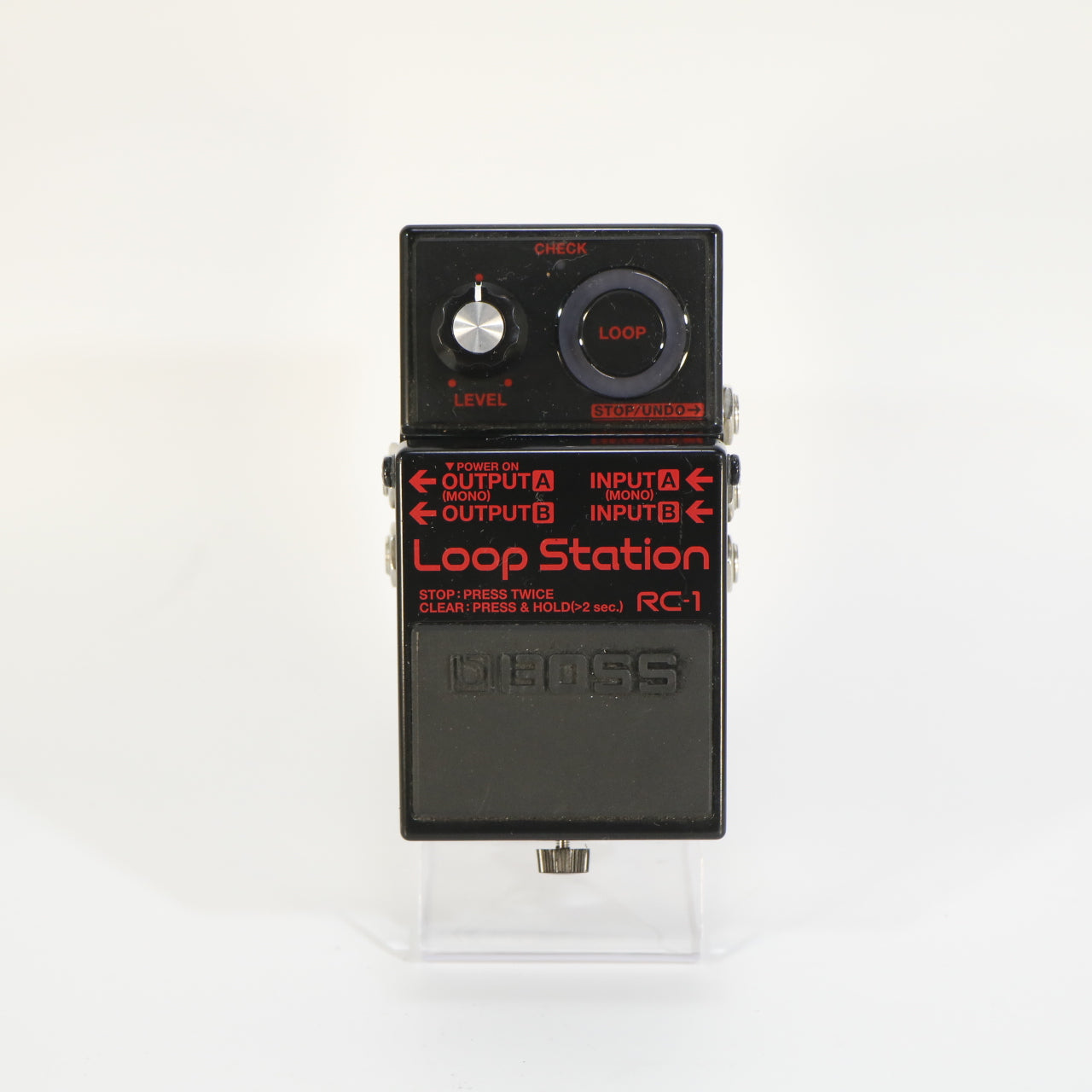 Boss RC-1-BK Loop Station (s/n Z6I8298, Limited Black Edition, Made in Taiwan)