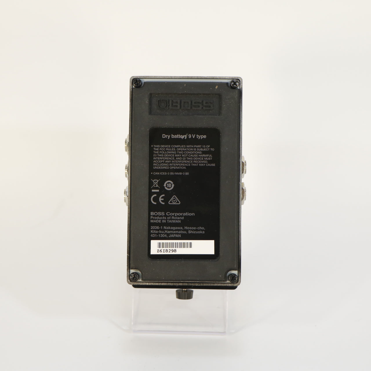 Boss RC-1-BK Loop Station (s/n Z6I8298, Limited Black Edition, Made in Taiwan)