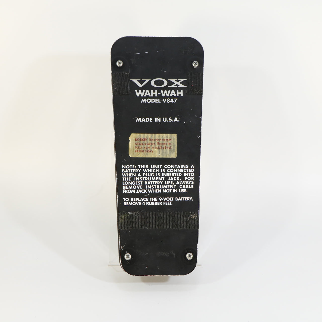 Vox V847 Wah (Hot Potz, Made in USA)