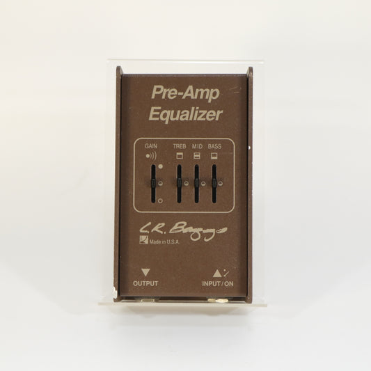LR Baggs Pre-Amp Equalizer (Vintage, Battery-Powered, 18V, Made in USA)
