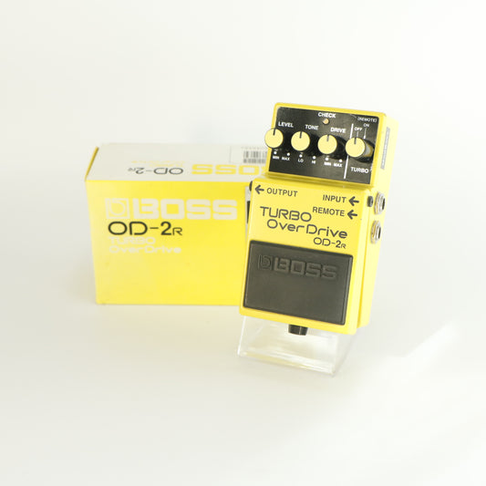 Boss OD-2r Turbo Overdrive (Modded Studio Quality, s/n ZG62018, Silver Label, Made in Taiwan)