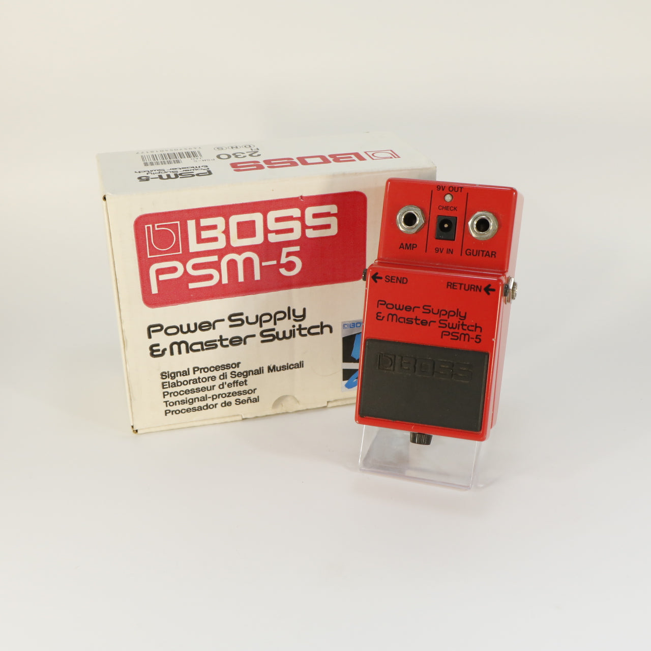 Boss PSM-5 Power Supply and Master Switch (s/n IB96076, Made in Japan, inkl. Box)