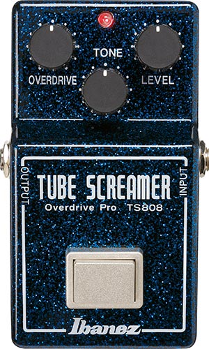 Ibanez TS80845TH Tube Screamer (s/n 1572, Limited Edition Sapphire Blue Sparkle)