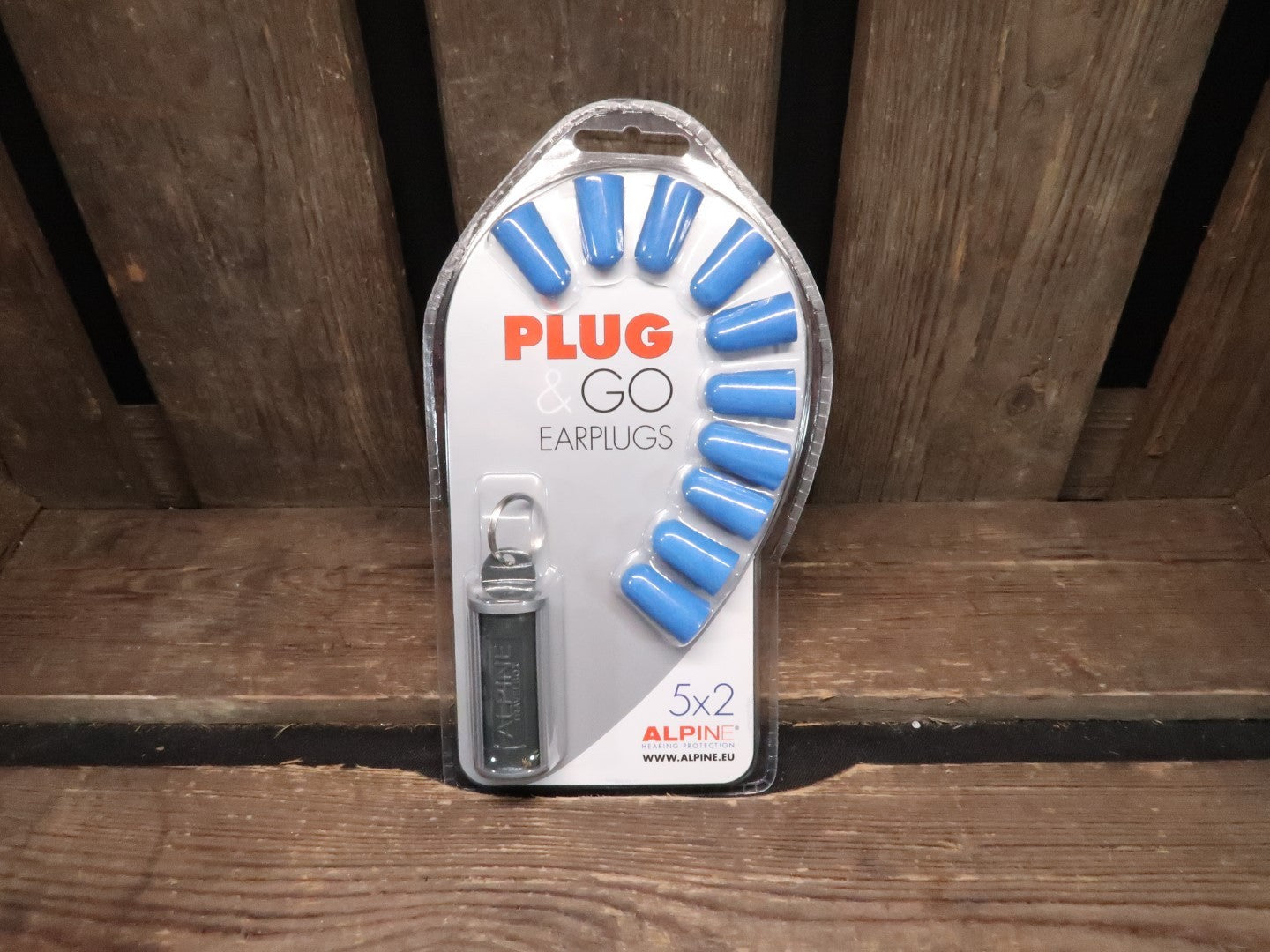 Alpine Plug & Go disposable earplugs (10x) with travelbox