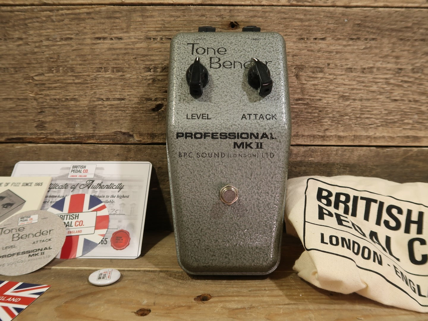 British Pedal Company BPC Professional MKII Tone Bender OC75 Germanium Fuzz (Vintage Series, Tonebender)