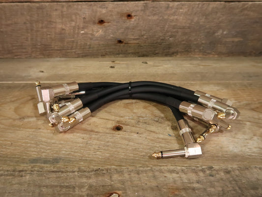 Devine Patch Cable Set of 6 (Metal Plug, 20cm)