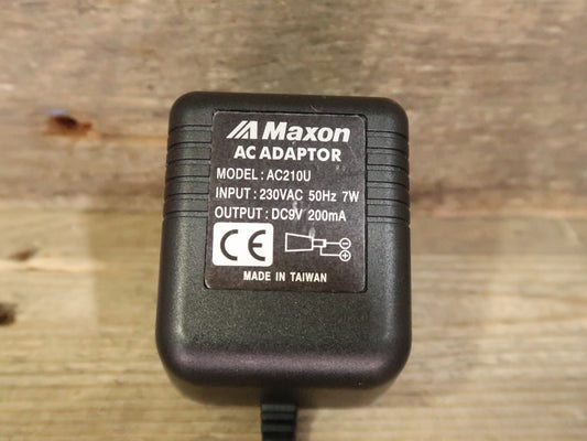 Maxon AC210U 9V DC Adapter